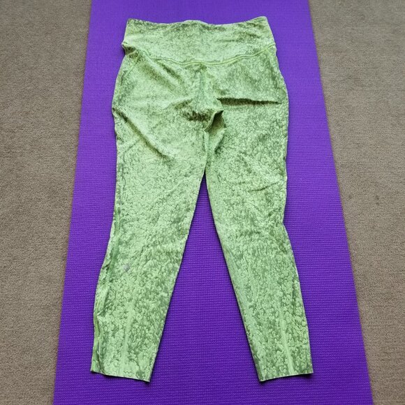Lululemon Base Pace High-Rise Running Tight 25" City Grit Green Multi, size 12 - Picture 5 of 10